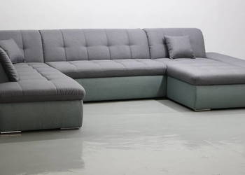 TTŁ wielkie u popielaty naroznik z funkcja spania rogowka kanapa rogowk