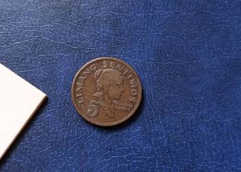 Stare monety 5 cent 1974 Filipiny