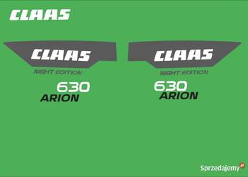 naklejki claas arion 630 night edition i inne modele