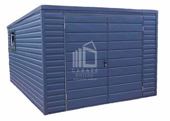 SCHOWEK - DOMEK OGRODOWY 3m x 4m Brama + okno antracyt ID214