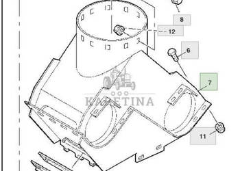 John Deere 9780CTS 9780HM 9780 CTS Obudowa Ślimaka AZ56771 CZĘŚCI