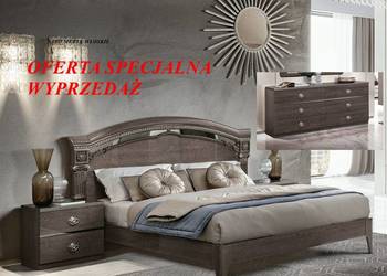 Zestaw do sypialni Bona 200,kom 6s brązowo-srebrny WYPRZEDAŻ