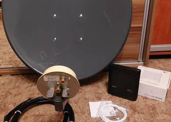Antena paraboliczna LTE 2x25dBi Kompletny zestaw Router ZTE MF286R