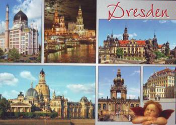 Kart. Poczt. RFN  Drezno  - widoki  **
