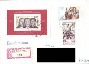 Kop. z  koresp. Filat. NRD - Polska 1983