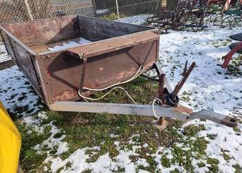 przyczepa jednoosiowa rolnicza platforma