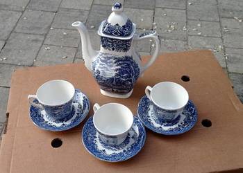 Porcelana angielska GRINDLEY filiżanka, dzbanek