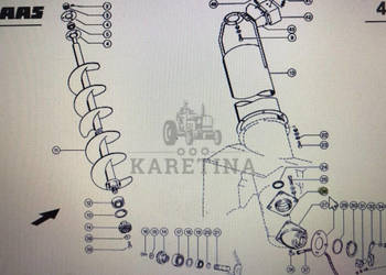 00 0647 510 1/mocowanie główki kosy/Lexion 580 410-405 430-415 670 760-750…