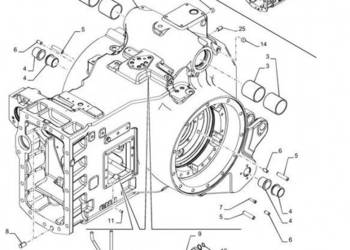 New Holland T6070 Rurka hydrauliczna 12mm od 87742108