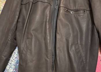 Kurtka skórzana męska xl Suchy Las gruba skóra