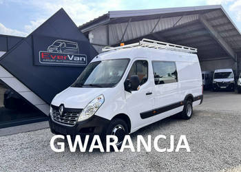 Renault Master max bliźniak L3H2 7 osobowy pełna opcja regały hak 3,5t
