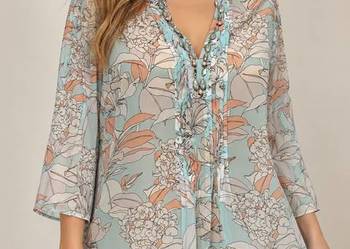 Bluzka M&S Collection w pastelowe kwiaty