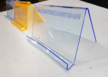 PREZENTER stojak pleksi grawer EMPLAST 20x15 cm na wymiar