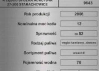 Piec węglowy Zębiec 10 kw