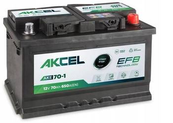 AKCEL EFB 75Ah, 75 Ah / 730A 12V, P+, Start&Stop, 315x175x175,