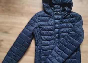 Przejściowa kurtka pikowana przejściowa lekka granatowa 36 unisex