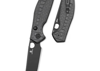 Nóż składany Bestechman Angry Owl Black G10 w/ Carbon Fiber Pattern, Black…