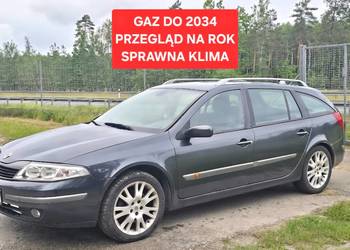 Gaz (do 2034r.), Sprawna Klima, Hak Renault Laguna II 1.8 Kombi