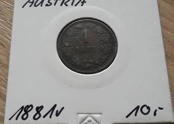 1 Krajcar Austria 1881 r. 1 Krajcar Austria 1881 r.
