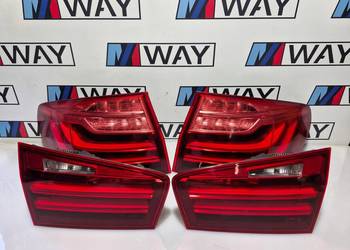 BMW 5 F11 LAMPY TYŁ KOMPLET LEWA PRAWA ORYGINAŁ LCI EU 7370348 7370347