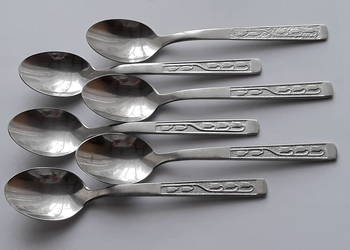 Łyżeczki do herbaty (nr.2), KONWALIE, Gerlach, sztućce PRL