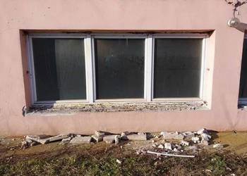 Okno pcv 345 x 145 cm 3450 x 1450 cm witryna
