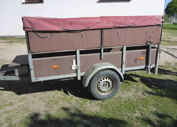 przyczepka 750kg DMC zarejestrowana lekka