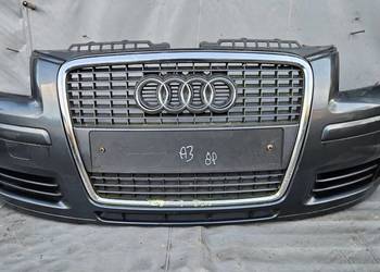 AUDI A3 8P ZDERZAK PRZEDNI PRZÓD DUŻY GRILL KOMPLETNY PRZED LIFT
