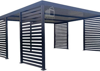 CarPort PREMIUM - Wiata samochodowa 5x5 Antracyt - ID942