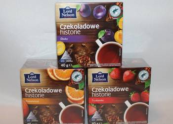 Lord Nelson herbata czekoladowe historie 20t truskawka śliwka pomarańcza