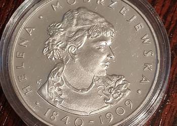 Moneta 100 zł 1975 Modrzejewska