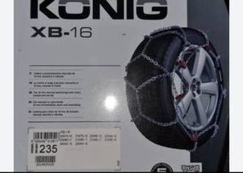 łańcuchy na koła Konig XB-16 profil 235 (np. 215/65 R17)