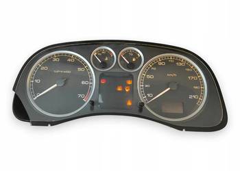 LICZNIK ZEGARY P9645768480 Peugeot 307 1.6 2.0 16V Benzyna europa 05-09