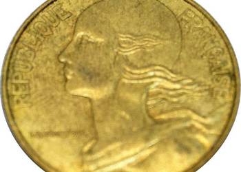 MONETA, FRANCJA, MARIANNE, 20 CENTIMES, 1994, PARIS MONETA, FRANCJA, MARIANNE, 20 CENTIMES, 1994, PARIS