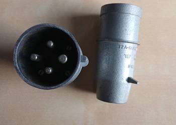Wtyka siłowa 32a 4 bolce