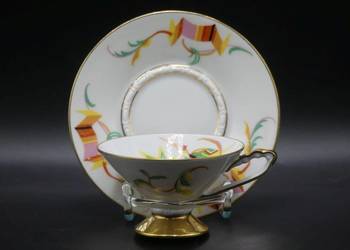 Komplet do mokki art deco Sorau Żary, stan niemal witrynowy, 1928 - 45