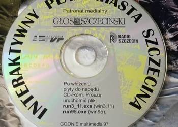 Interaktywny plan miasta szczecina na płycie CD