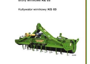 Instrukcja brona Amazone KG . KE . KX