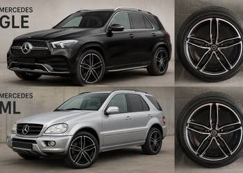 20 cali Mercedes GLE w166 ML w164 felgi koła komplet z czujnikami 5x112 ET4