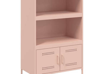Szafka różowa 68x39x113 cm stal WM-842971