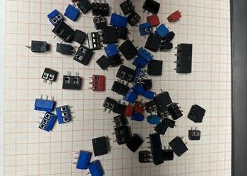 Złącze skręcane na PCB widoczny  komplet (Z340)