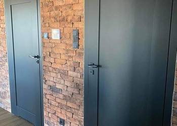 DRZWI CZARNY MAT Z OŚCIEŻNICAMI REG. I WIELE INNYCH KOLORÓW