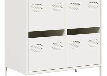 Szafka biała 68x39x735 cm stal walcowana na zimno WM-851261