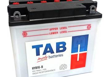 Akumulator motocyklowy 12V 19Ah 240A L+ TAB YB16-B (HYB16-B)