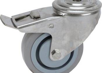 Koła skrętne ze stali nierdzewnej z powierzchnią z tworzywa sztucznego 847…