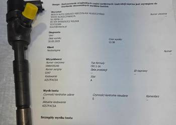 WTRYSK WTRYSKIWACZ OPEL MERIVA B CORSA D 1,3 CDTI 0986435200