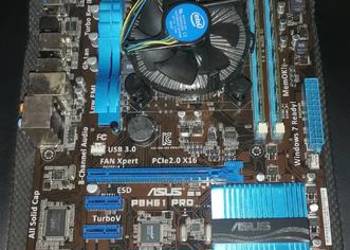 I3 2100 3.1GHz + RAM 8GB DDR3 + ASUS P8H61 PRO + Cooler