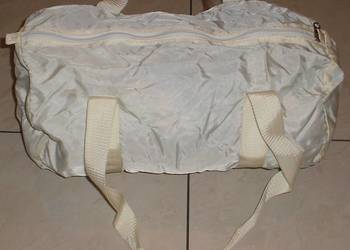 Używana lekka torba ecru 43 x 24 x 24 cm
