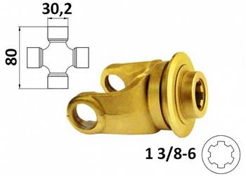 Widłak ciągnikowy 1 3/8-6, na krzyżak 30,2x80 mm 12653
