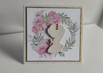 Kartka na Komunię Świętą ręcznie robiona handmade 2 Kartka na Komunię Świętą ręcznie robiona handmade 2